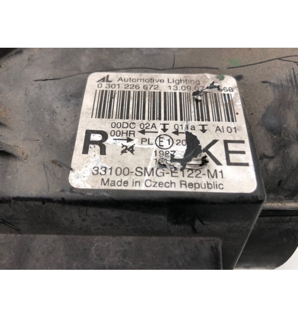 Фара правая бу для Honda Civic 8 2.2 CTDi,  2007 г.