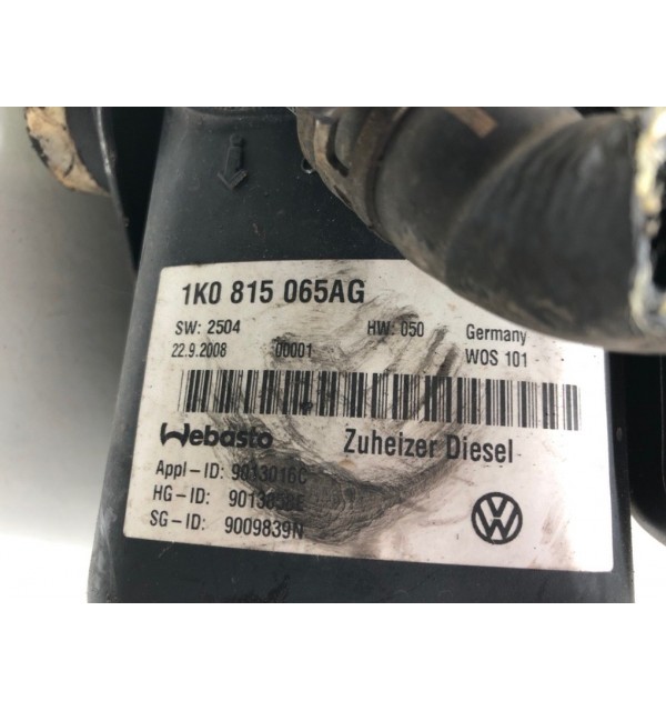 Автономный отопитель бу для Volkswagen Touran  1.9 TDi,  2008 г.