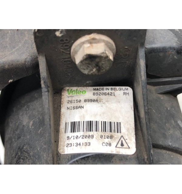 Фара противотуманная правая бу для Nissan Qashqai  1.5 DCi,  2009 г.