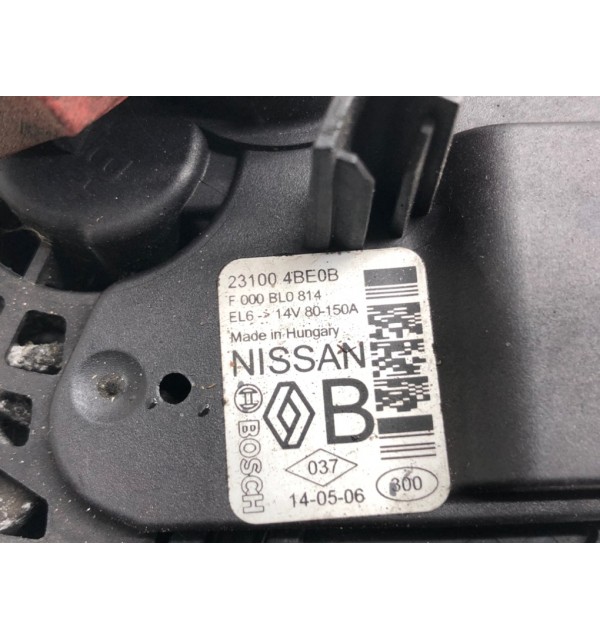 Генератор бу для Nissan Qashqai 2 1.2 Ti,  2014 г.