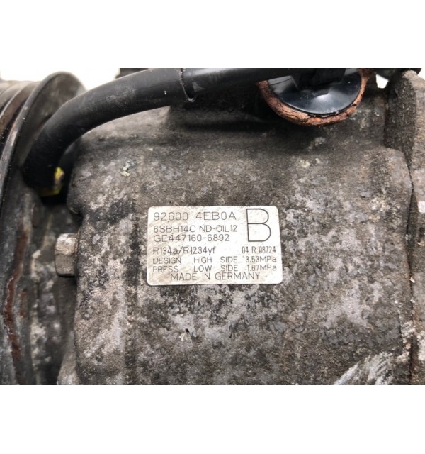 Компрессор кондиционера бу для Nissan Qashqai 2 1.2 Ti,  2014 г.