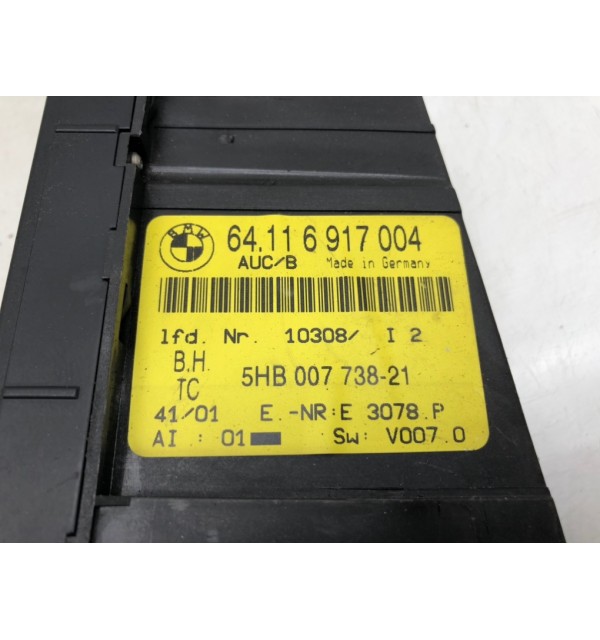 Блок управления печки/климат-контроля бу для BMW 3 E46 3.0 i,  2001 г.