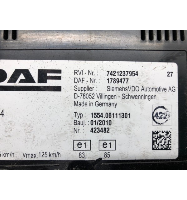 Щиток приборов (приборная панель) бу для DAF LF  4.5 D ,  2011 г.