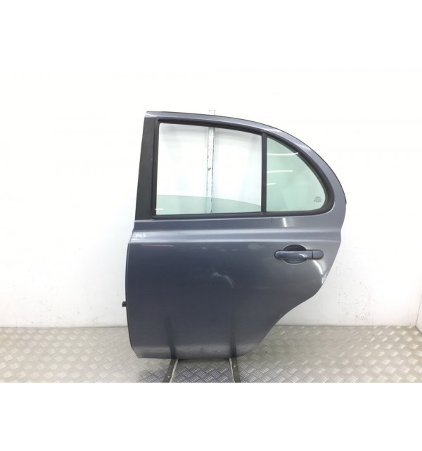 Дверь задняя левая бу для Nissan Micra K12 1.2 i,  2008 г.