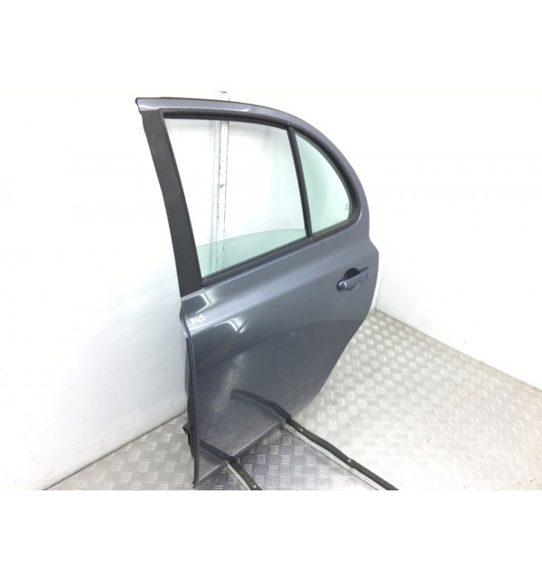 Дверь задняя левая бу для Nissan Micra K12 1.2 i,  2008 г.