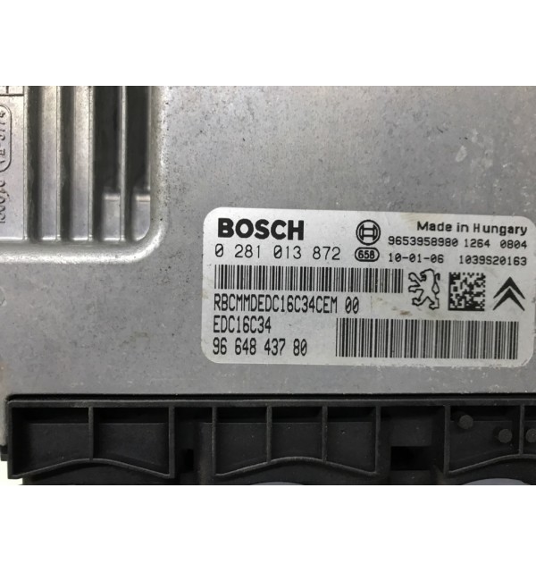 Блок управления двигателем бу для Peugeot 308 T7 1.6 HDi,  2010 г.