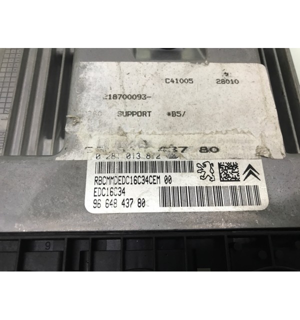 Блок управления двигателем бу для Citroen C4  1.6 HDi,  2010 г.