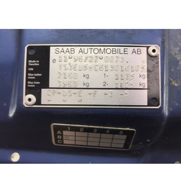 Крыло переднее левое бу для Saab 9-5 1 2.0 Ti,  2000 г.