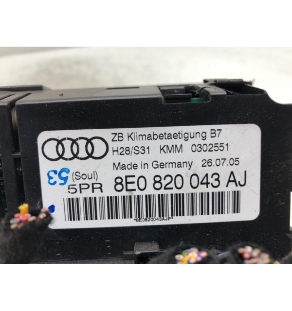 Блок управления печки/климат-контроля бу для Audi A4 B7 1.9 TDi,  2005 г.