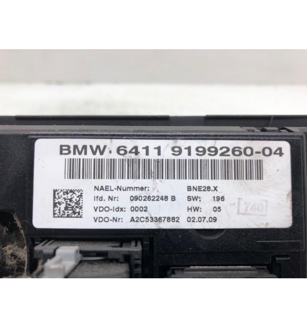 Блок управления печки/климат-контроля бу для BMW 3 E90/E91/E92/E93 2.0 i,  2009 г.