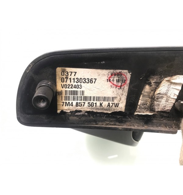 Зеркало наружное левое бу для Volkswagen Sharan  1.9 TDi,  2007 г.