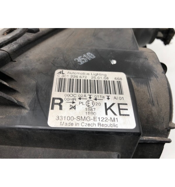 Фара правая бу для Honda Civic 8 2.2 CTDi,  2008 г.