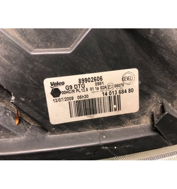 Фара правая бу для Peugeot Expert 2 1.6 HDi,  2009 г.