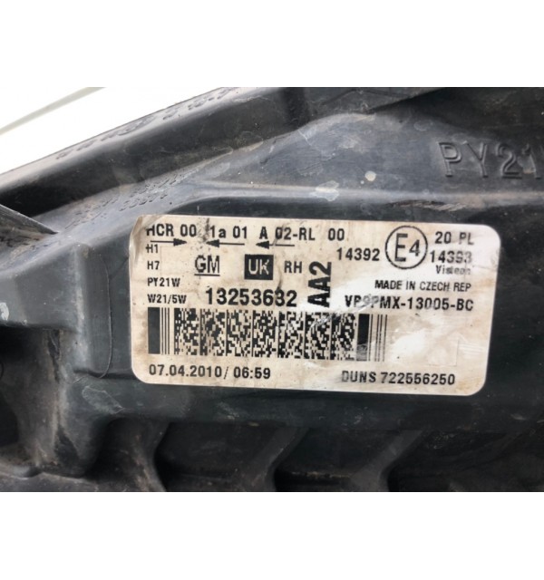 Фара правая бу для Opel Meriva B 1.4 Ti,  2010 г.