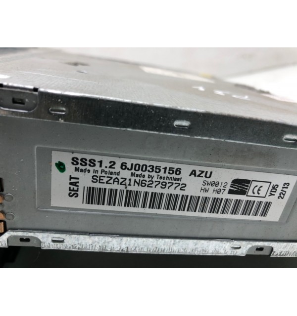 Магнитола бу для Seat Ibiza 4 1.6 TDi,  2013 г.