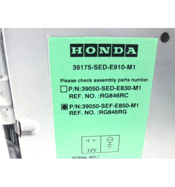 Магнитола бу для Honda Accord 7 2.2 CTDi,  2008 г.