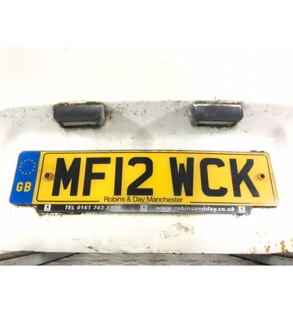 Дверь задняя распашная левая бу для Peugeot Partner 2 1.6 HDi,  2012 г.