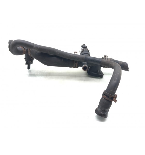 Фланец (тройник) системы охлаждения бу для Audi A3 8L 1.8 Ti,  1998 г.