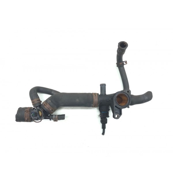 Фланец (тройник) системы охлаждения бу для Audi A3 8L 1.8 Ti,  1998 г.