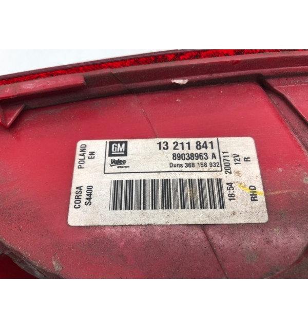Фонарь задний правый бу для Opel Corsa D 1.3 CDTi,  2011 г.
