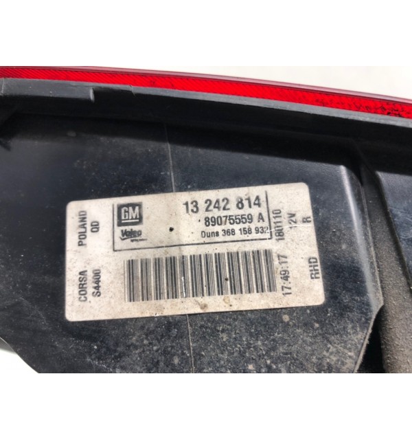 Фонарь задний правый бу для Opel Corsa D 1.2 i,  2010 г.