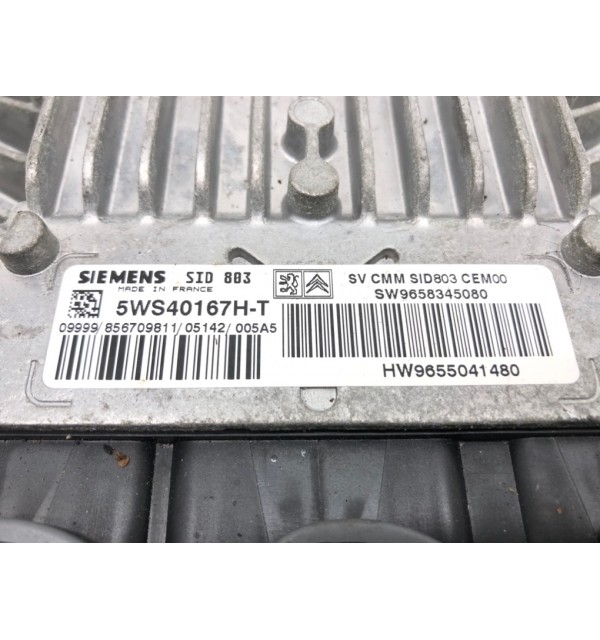 Блок управления двигателем бу для Peugeot 407 1 2.0 HDi,  2005 г.