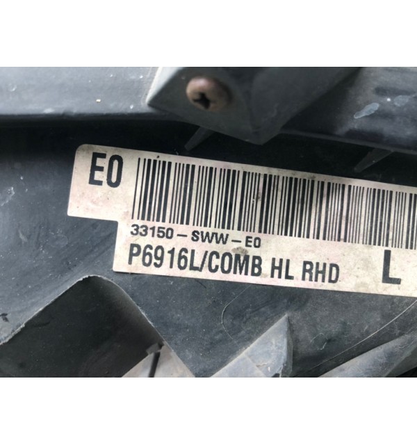 Фара левая бу для Honda CR-V 3 2.2 i-CTDi,  2007 г.