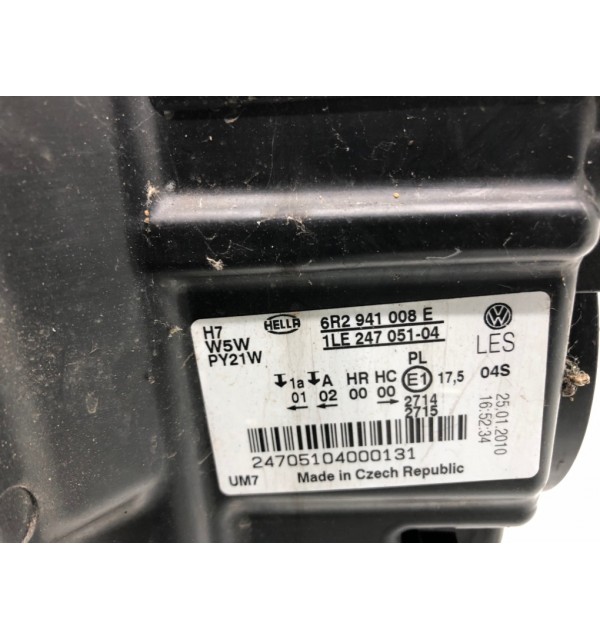 Фара правая бу для Volkswagen Polo 5 1.4 i,  2010 г.