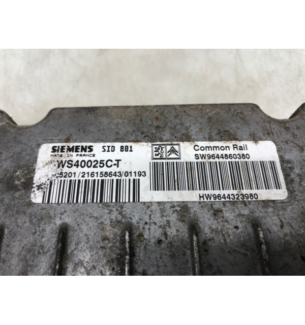 Блок управления двигателем бу для Citroen Berlingo 1 2.0 HDi,  2001 г.