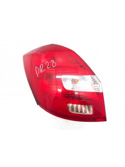 Фонарь задний левый бу для Skoda Fabia 2 1.2 i,  2008 г.