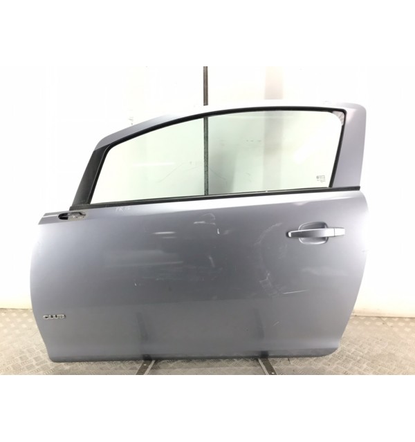 Дверь передняя левая бу для Opel Corsa D 1.2 i,  2008 г.