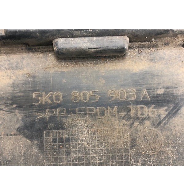 Защита бампера переднего бу для Volkswagen Golf 6 2.0 TDi,  2010 г.