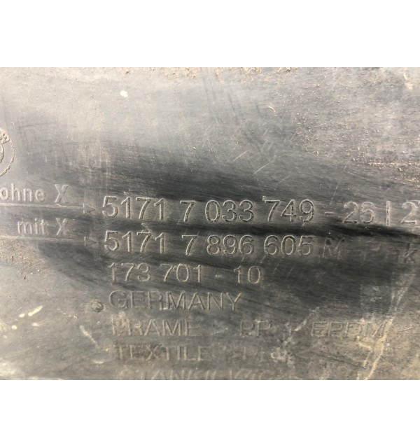 Защита арок передняя левая (подкрылок) бу для BMW 5 E60/E61 2.0 TD,  2009 г.