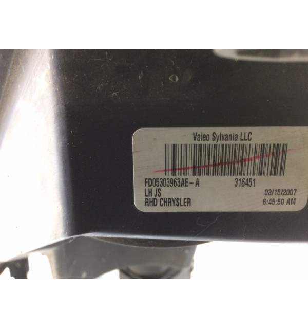 Фара левая бу для Chrysler Sebring 3 2.0 i,  2008 г.