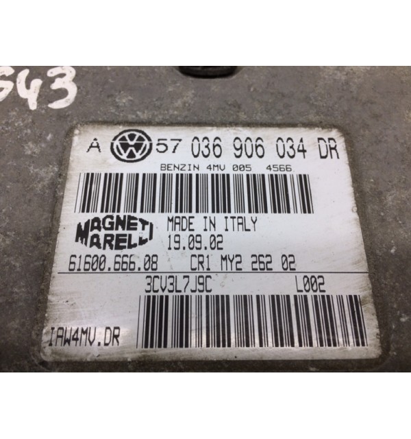 Блок управления двигателем бу для Volkswagen Golf 4 1.6 i,  2003 г.