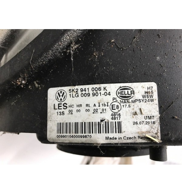 Фара правая бу для Volkswagen Golf 6 2.0 TDi,  2009 г.