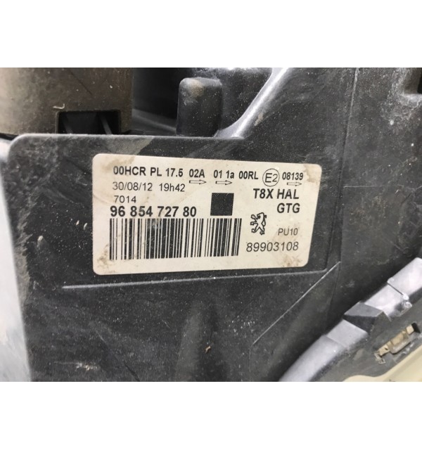 Фара левая бу для Peugeot 5008 1 1.6 HDi,  2012 г.